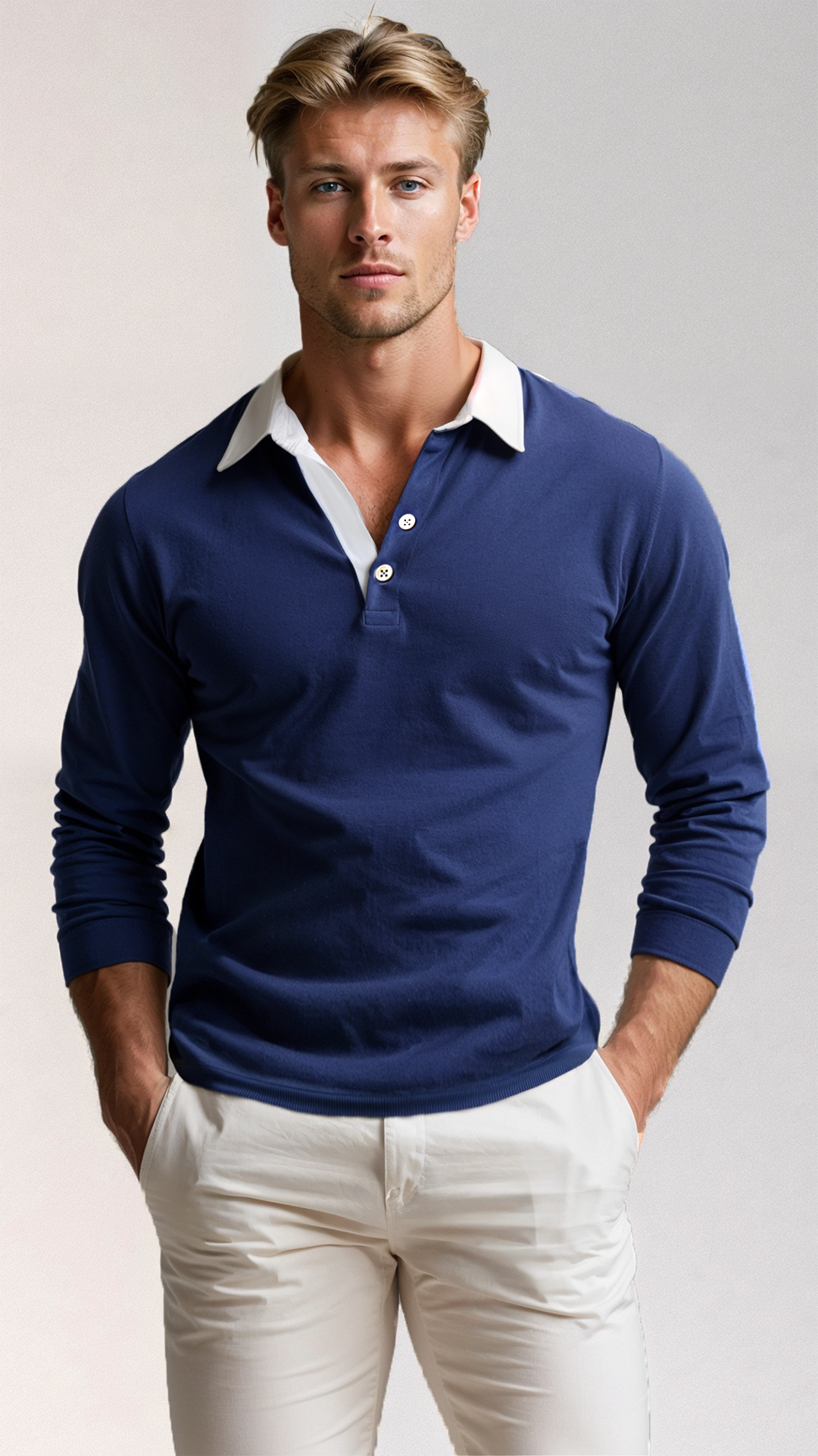 Viktor™ Elegante Polo Pullover