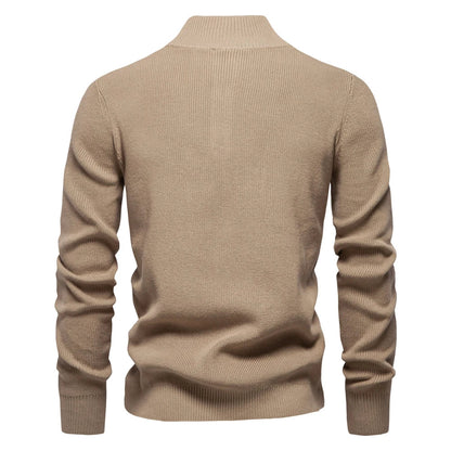 Peter – Gebreide Button-up Trui Voor Heren
