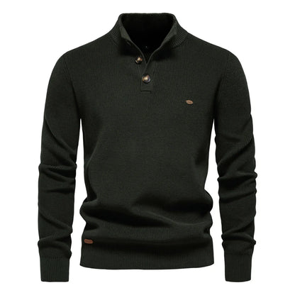 Peter – Gebreide Button-up Trui Voor Heren