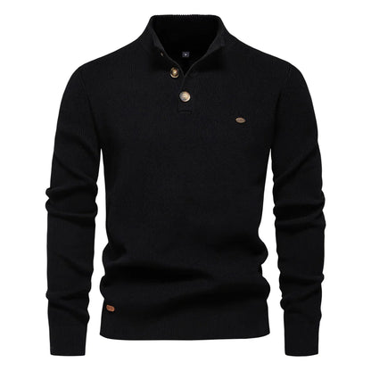 Peter – Gebreide Button-up Trui Voor Heren